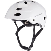 Spartan Multi-Sport Helmetventilationsafetylightweightskateboardcyclingroller Skaters Helmetyouth Scooter Helmetbicycle Helmet- L ( White)