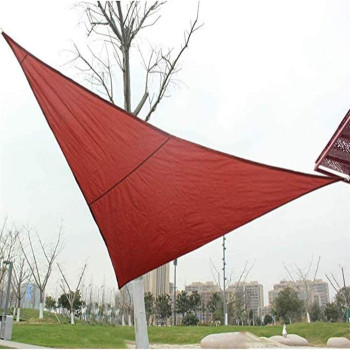 CLG Triangle Sun Shade Sail, Outdoor Swimming Pools Garden Patio, Waterproof 98% Anti-UV Sunscreen Awning Canopy, Various Sizes, Easy Clean