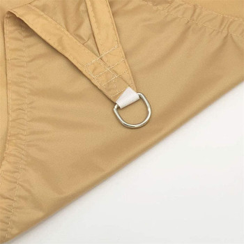 CLG Triangle Sun Shade Sail, Outdoor Swimming Pools Garden Patio, Waterproof 98% Anti-UV Sunscreen Awning Canopy, Various Sizes, Easy Clean