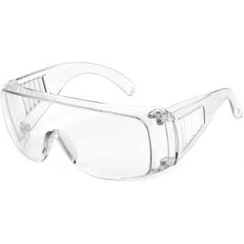 Cyxus Safety Glasses Goggles with Clear Lens Wind-Proof Protection Eyewear Professional Goggles Protect Your Eyes Transparent Frame