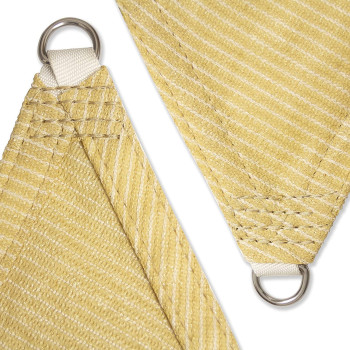 D&D Sun Shade Sail, Triangle UV Protection Umbrella, Sun Shades for Outdoor, Patio, Garden (3x3x3m)