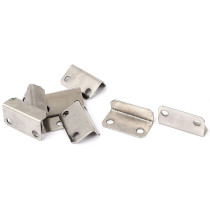 DealMux Cabinet Cupboard Drawer L Shaped Lock Strike Plate 29x16x10mm 8pcs
