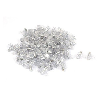 DealMux Metal Pin Plastic Shelf- 100 Pieces (5mm)