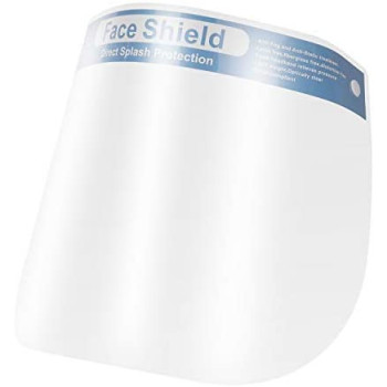 Decdeal 10pcs Enlarged Transparent High-definition Protective Mask Head-mounted Iso-lation Protective Face Shield Anti-fog Iso-lation Face Mask