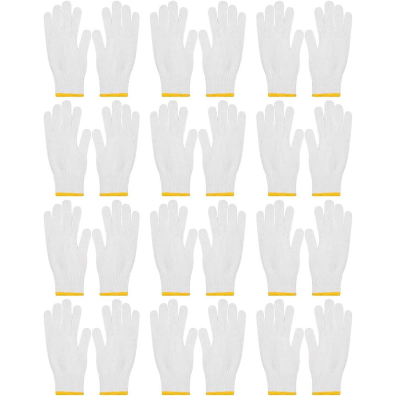 Defender Safety Working Gloves - White