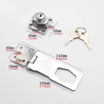 dingchi (100pcs) Door lock clasp buckle vintage door Lock drawer locker cabinet lock door locker Home lock buckle from hole