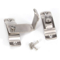 dingchi Flip Door Latch, 90 Degree Heavy Duty Stainless Steel Bar Gate Latches Safety Door Lock, Sliding Door Lock, Brushed Finish