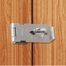 dingchi Padlock Hasp Safety Hasps Door Clasp Gate Lock Latch, Stainless Steel Brushed Nickel, Heavy Duty Lock Sturdy With Screws Buckle