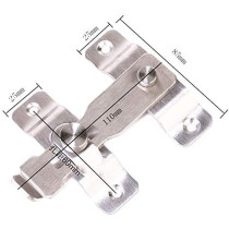 dingchi Stainless Steel Sliding Barn Door Latch Lock Locking Barns Double Doors Hasp lock for Window Cabinet Garage and Shed Flip Gate Latches Latch Safety Heavy Duty Security Barrel Bolt