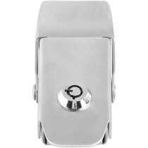 dingchi Stainless Steel Spring Toggle Latch Hasp Clamp Cabinet Locking Tool Hardware With Two Keys,Hasp Lock - Twist Knob Keyed Locking Hasp for Small Doors, Cabinets and More