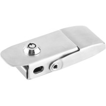 dingchi Stainless Steel Spring Toggle Latch Hasp Clamp Cabinet Locking Tool Hardware With Two Keys,Hasp Lock - Twist Knob Keyed Locking Hasp for Small Doors, Cabinets and More