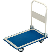 Draper 44005 Platform Trolley with Folding Handle, 150kg, 630mm x 480mm x 850mm