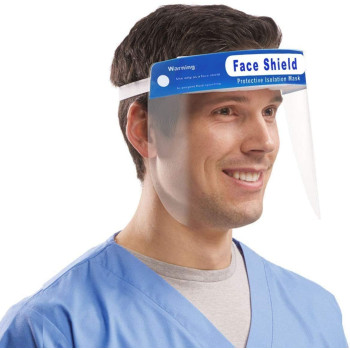 Elf Cat Face Shield Protect Eyes with Protective Clear Film - Pack of 10