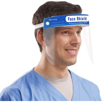 Elf Cat Face Shield Protect Eyes with Protective Clear Film - Pack of 10