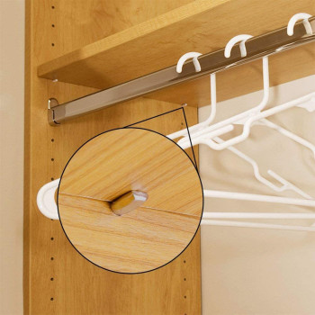 EuTengHao 60 Pieces Shelf Pins 7mm Flat Spoon Style Cabinet Furniture Shelf Support Pegs Fit for >=0.275 Inch (7mm) Hole Closet Shelf Pegs Nickel Plated