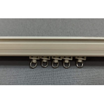 FAPBADRI Plastic Runners/Sliders for M Track/Curtain Channel - Ivory Colour - 50 Pieces, Standard size