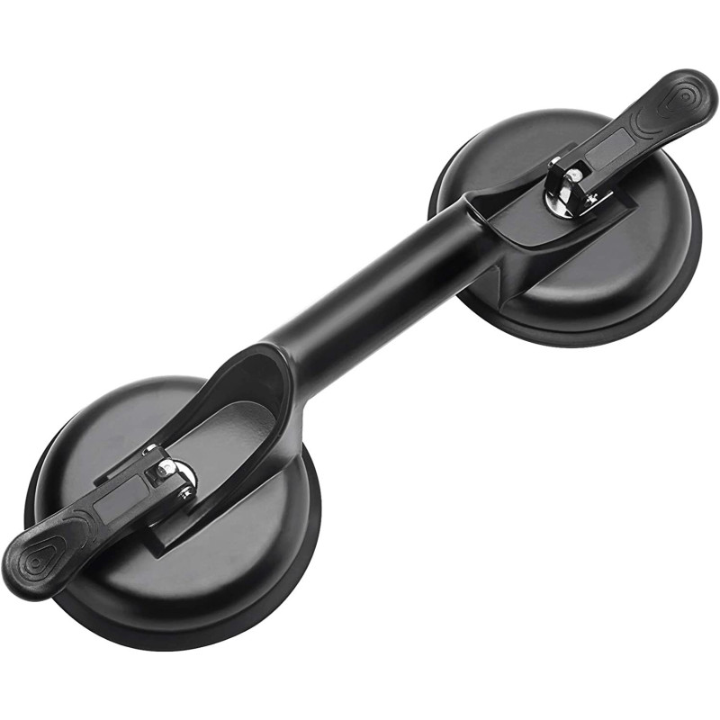 FCHO Glass Suction Cups Heavy Duty Aluminum Handle Glass Holder Hooks to Lift Large Glass/Moving Glass/Pad for Lifting/ Dent Fixer