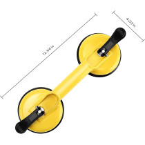 FCHO Heavy Duty Aluminum Vacuum Plate Handle Glass Suction Cups Holder