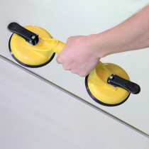 FCHO Heavy Duty Aluminum Vacuum Plate Handle Glass Suction Cups Holder