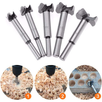 Foonee Forstner Drill Bit Set For Wood, Foonee 16Pcs/5Pcs 15-35mm High Carbon Steel Woodworking Boring Hinge Hole Saw Cutter Tool For Wood Plastic Plywood