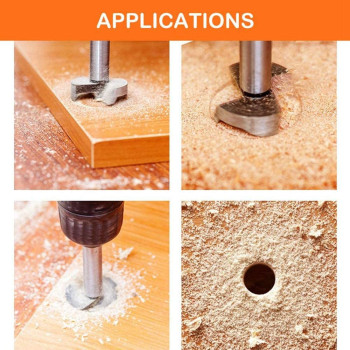 Foonee Forstner Drill Bit Set For Wood, Foonee 16Pcs/5Pcs 15-35mm High Carbon Steel Woodworking Boring Hinge Hole Saw Cutter Tool For Wood Plastic Plywood