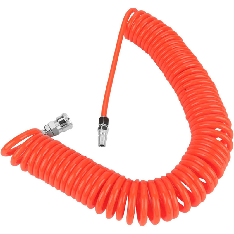 Fournya Recoil Air Hose, Flexible Air Compressor Accessories, for Cleaning Dedusting
