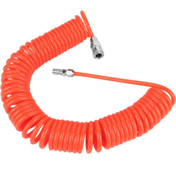 Fournya Recoil Air Hose, Flexible Air Compressor Accessories, for Cleaning Dedusting