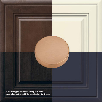 Franklin Brass BAR076Z-CZ-B Bar 3 Inch Cabinet Pull, 3" (76mm), 10-Pack, Champagne Bronze