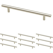 Franklin Brass P01014K-SS-B 7-1/2" (190mm) Center Bar Pull, Stainless Steel, 10 Count