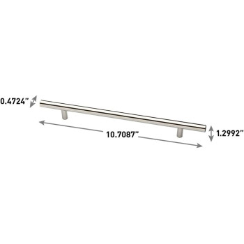 Franklin Brass P01014K-SS-B1 7-1/2" (190mm) Center Bar Pull, Stainless Steel, 25 Count
