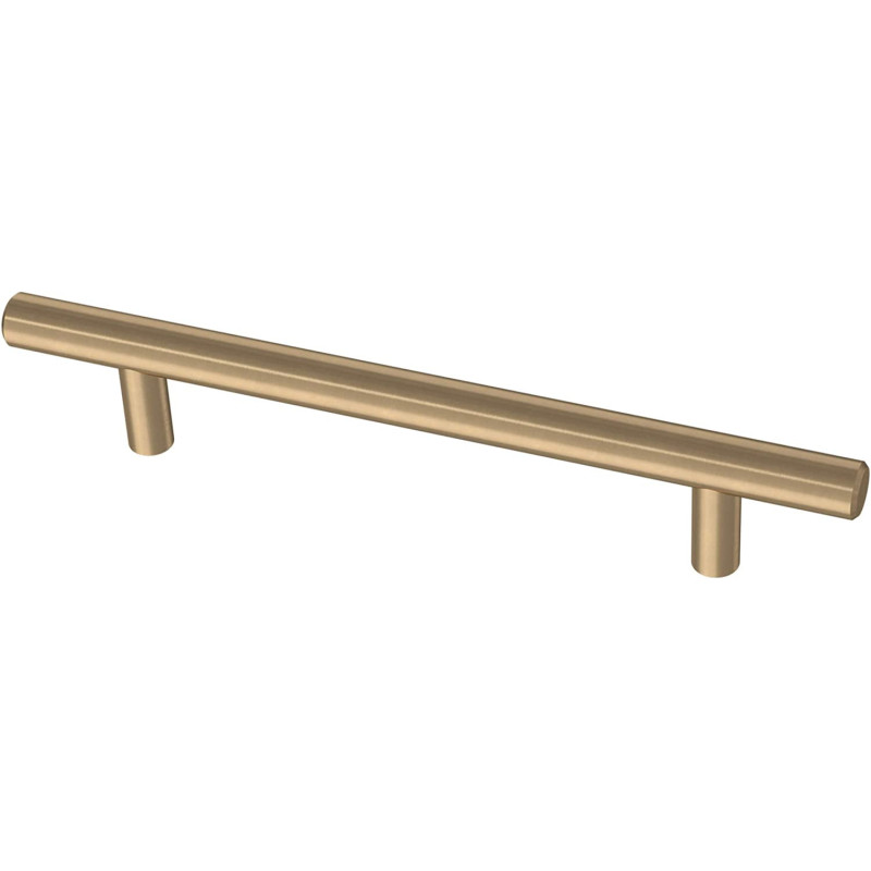 Franklin Brass P01026Z-CZ-B Bar 5-1/16 Inch Cabinet Pull, 5-1/16" (128mm), 10-Pack, Champagne Bronze, 10 Count