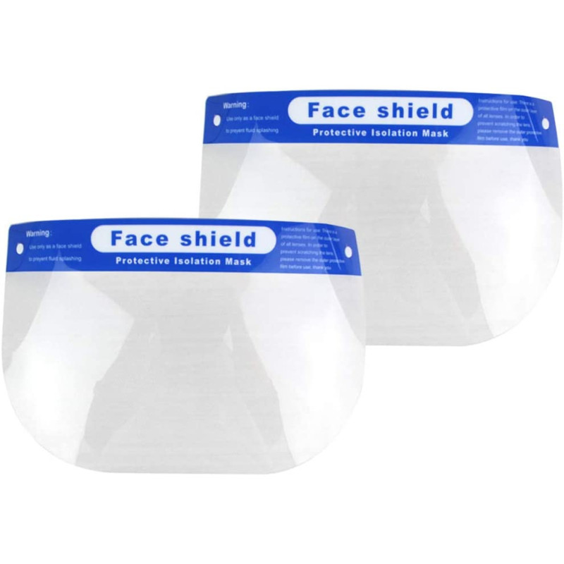 GARNECK 4pcs Clear Face Shield All Purpose Face Shield Eye and Face Protective Face Shield