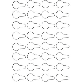 GARNECK 60Pcs Shower Curtain Hooks Rings Metal Shower Curtain Hooks for Bathroom Shower Rod Curtains
