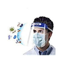 200 pcs 3M Adhesive Safety Face Shield Full Protection Cap Wide Visor Resistant Spitting Anti-Fog Lens, Lightweight Adjustable Transparent Face Shield for Men Women (200 PCS) HARDWAREUAE