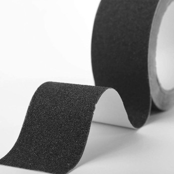 5M Roll of Anti Slip Tape Stickers for Stairs Decking Strips For Stair Floor Bathroom Self Adhesive(Black)