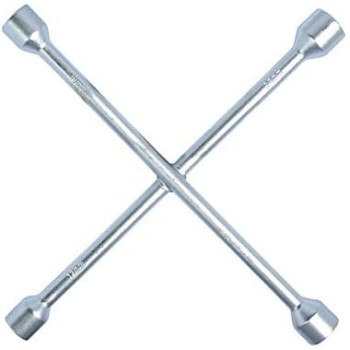 Auto Car Van Truck Tire Tyre Cross Lug 4 Way Nut Wrench