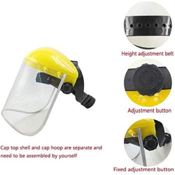 Safety Clear Face Shield Visor Shield Anti Droplet Protective Face Covering Shield Face