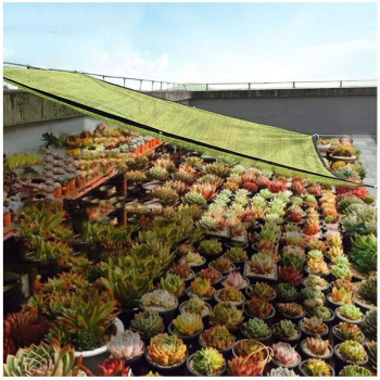 GHHZZQ Shade Net Garden Shade Mesh Cloth Windproof Sun Protection Carport Patio, 2 Colors, Customizable