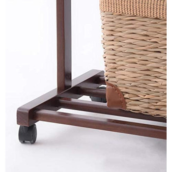 Gizhome 4 Pack 2 Inch Nylon Plastic Replacement Caster Swivel Furniture Wheels Floor Protecting Office Chair Swivel Caster Threaded Stem with Brake Black