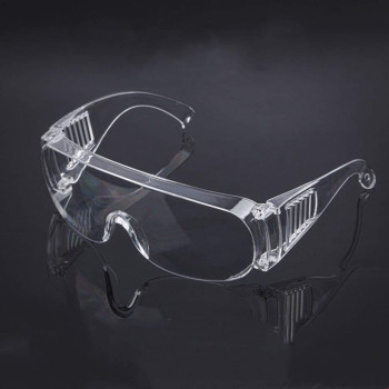 HEALLILY Safety Glasses Protective Transparent Goggles Anti Fog Anti Splash Goggles 2pcs Eye Face Shield for Women Men Outdoor Working