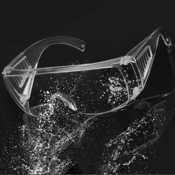 HEALLILY Safety Glasses Protective Transparent Goggles Anti Fog Anti Splash Goggles 2pcs Eye Face Shield for Women Men Outdoor Working