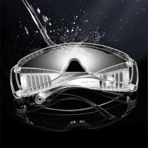 HEALLILY Safety Glasses Protective Transparent Goggles Anti Fog Anti Splash Goggles 2pcs Eye Face Shield for Women Men Outdoor Working