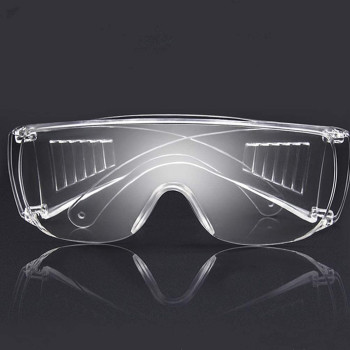 HEALLILY Safety Glasses Protective Transparent Goggles Anti Fog Anti Splash Goggles 4pcs Eye Face Shield for Women Men Outdoor Working