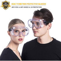HJH Goggles For Chemistry Lab Anti Fog Safety Glasses Over Prescription Glasses Eyewear For Science Onion Goggles For Women Eye Protection Woodworking Clear Welding