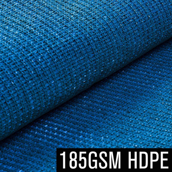 HonestShop Sun Shade Sail Rectangle UV Block Canopy for Patio Backyard Lawn Garden Outdoor Activities (3x4M, Blue)