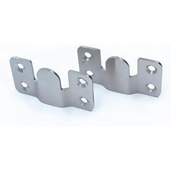 Hoowen Metal Sectional Sofa Interlocking Furniture Connector Bracket Mural Paintings Hooks with Screws, Pack of 12