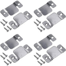 Hoowen Universal Metal Sectional Sofa Interlocking Furniture Connector Fastener Bracket with Screws, Pack of 8