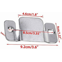 Hoowen Universal Metal Sectional Sofa Interlocking Furniture Connector Fastener Bracket with Screws, Pack of 8
