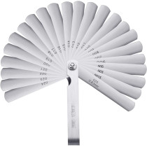 Hotop Stainless Steel Feeler Gauge Dual Marked Metric and Imperial Gap Measuring Tool 0.0015/0.04-0.025/0.635 mm Hotop-Feeler-08