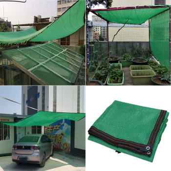 HS-Zak Miller Shade Net Sun Shade Sail Green Anti-UV HDPE Sunshade Net Outdoor Awning Canopy Garden Swimming Pool Shade Net Succulent Plant Cover Shelter Shading Net,1 * 1.5m